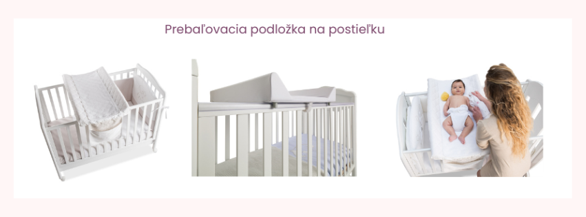 Podložka na postieľku na prebaľovanie